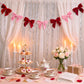 Decorative Bow Garland for Parties and Holiday Decor