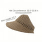 Crochet Bucket Hat Summer Knit Sun Hat Breathable Lightweight Beach Cap