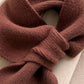 Soft Knit Scarf with Pull-Through Loop Design, Cozy Textured Fabric and Easy Draped Styling for Everyday Wear 29.5x7in