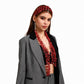 Sequin Floral Skinny Scarf Mesh Neck Wrap