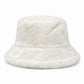 Faux Fur Bucket Hat Soft Plush Winter Casual Fashion Hat