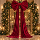 Velvet Bow Decoration for Trees Wreaths and Parties