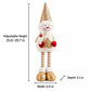 Adjustable Height Sequin Snowman Christmas Decoration