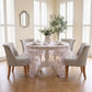 Sheer Floral Embroidered Rectangular Tablecloth 59.1x39.4in