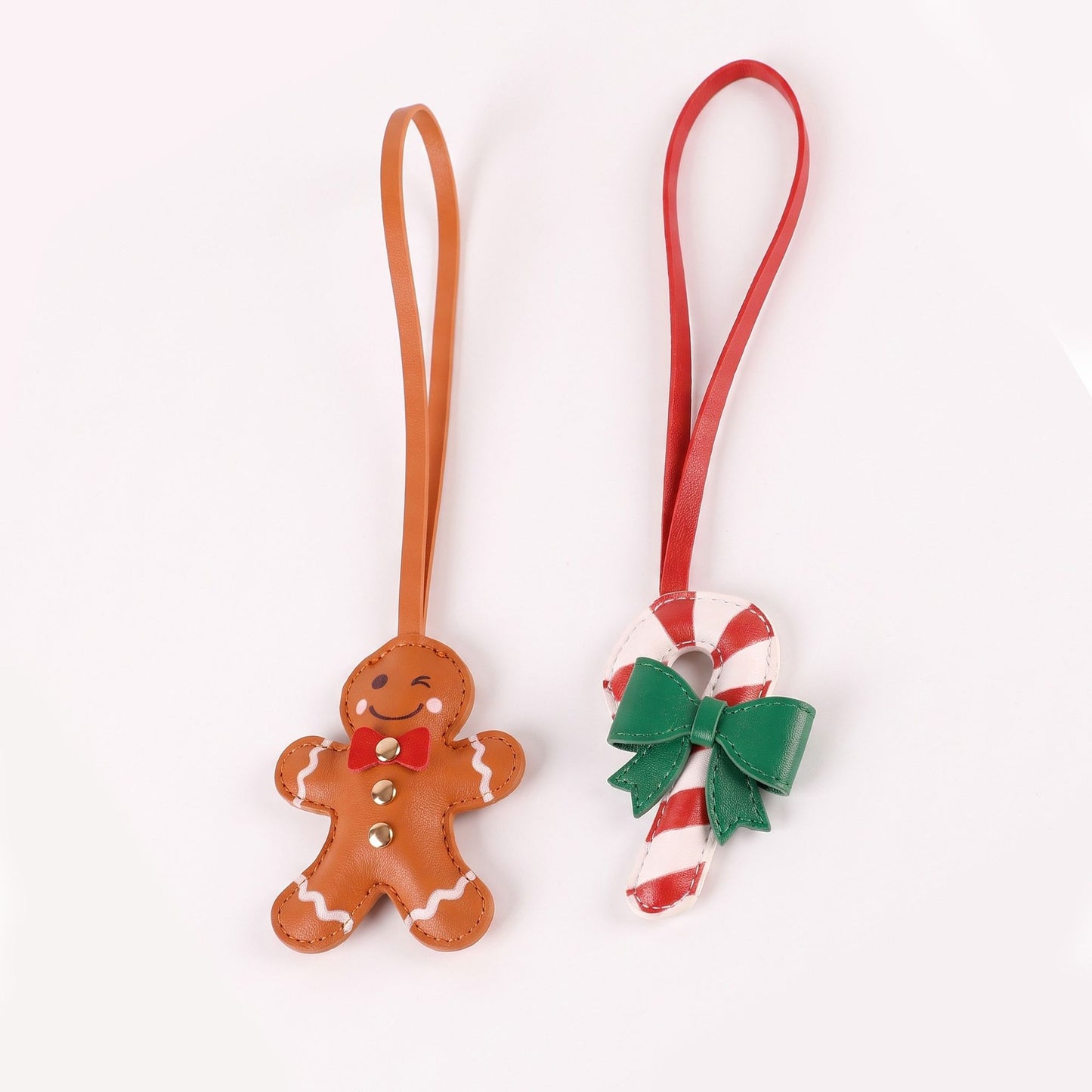 2 Piece Christmas Bag Charm Set with Hanging Loops