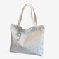 Star Print Canvas Tote Bag Large Capacity Casual Shoulder Bag