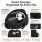 Nylon Travel Tote Gym Bag with Pockets and Shoulder Handles