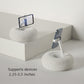 Plush Weighted Phone Stand with Adjustable Folding Holder for Hands-Free Viewing and Device Support
