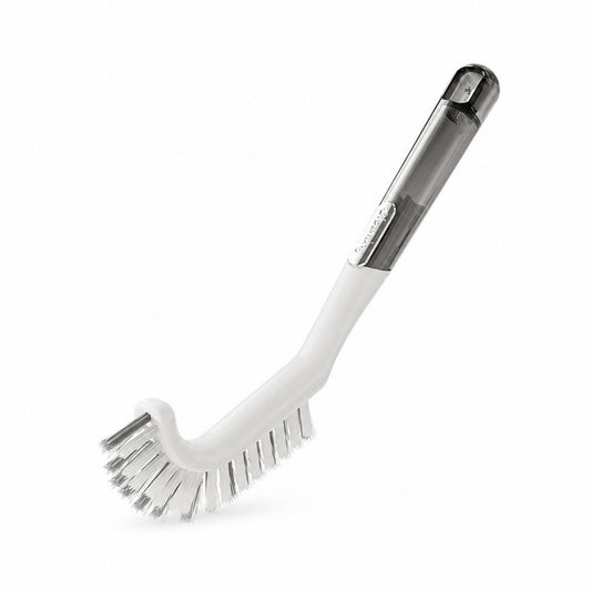 V-Shaped Grout Cleaning Brush with Long Handle for Tile, Corners, Tracks and Kitchen Surfaces