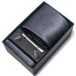Men's Formal Tie Gift Set with Pocket Square Cufflinks Tie Clip and Gift Box