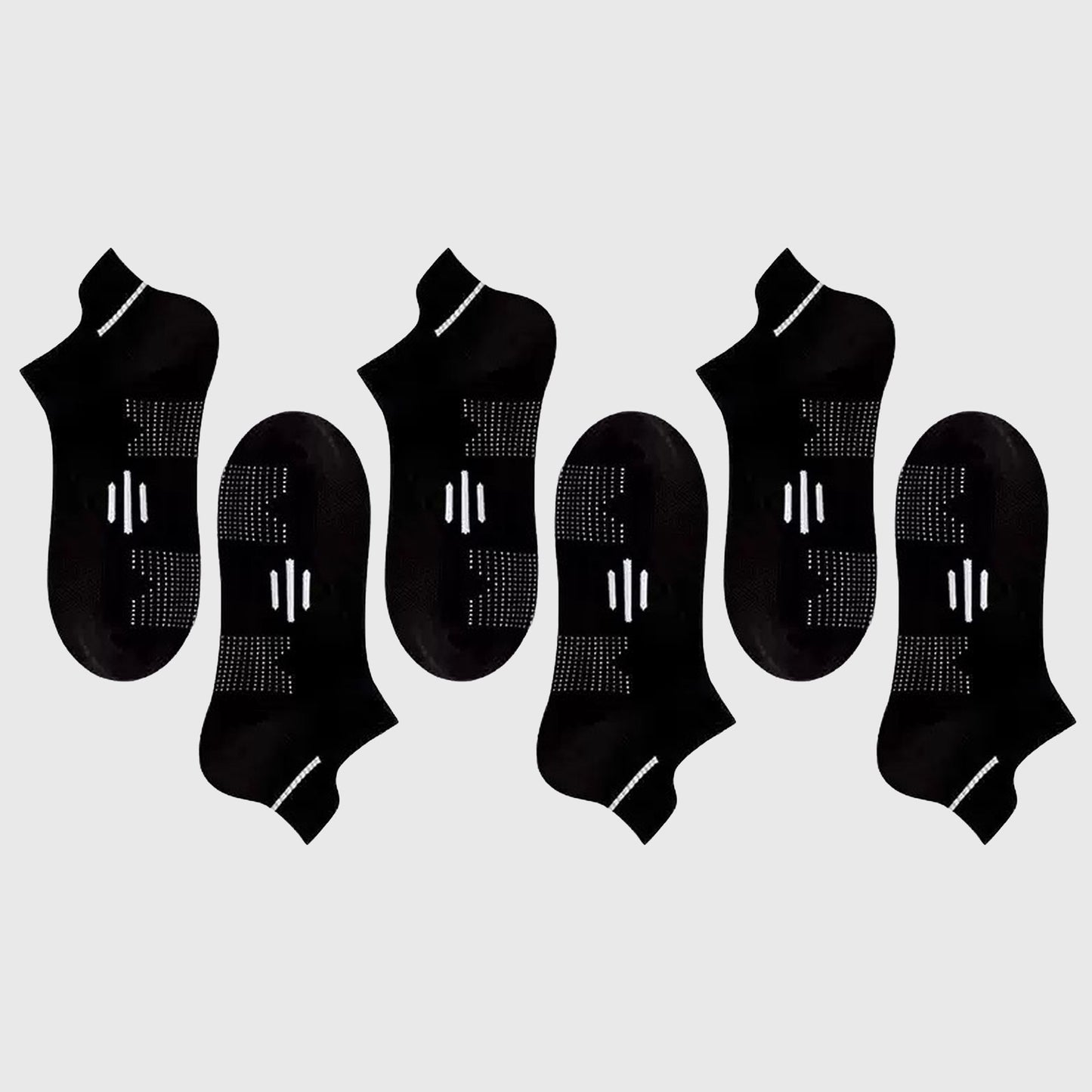 Men's 6pk Comfort Ankle - Length Athletic Socks