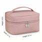 Travel Makeup Organizer Case with Removable Cosmetic Pouch Waterproof Storage Bag Set