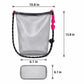 Mesh Wet Dry Crossbody Beach Bag with Adjustable Strap