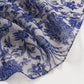 Lightweight Abstract Floral Sheer Long Scarf