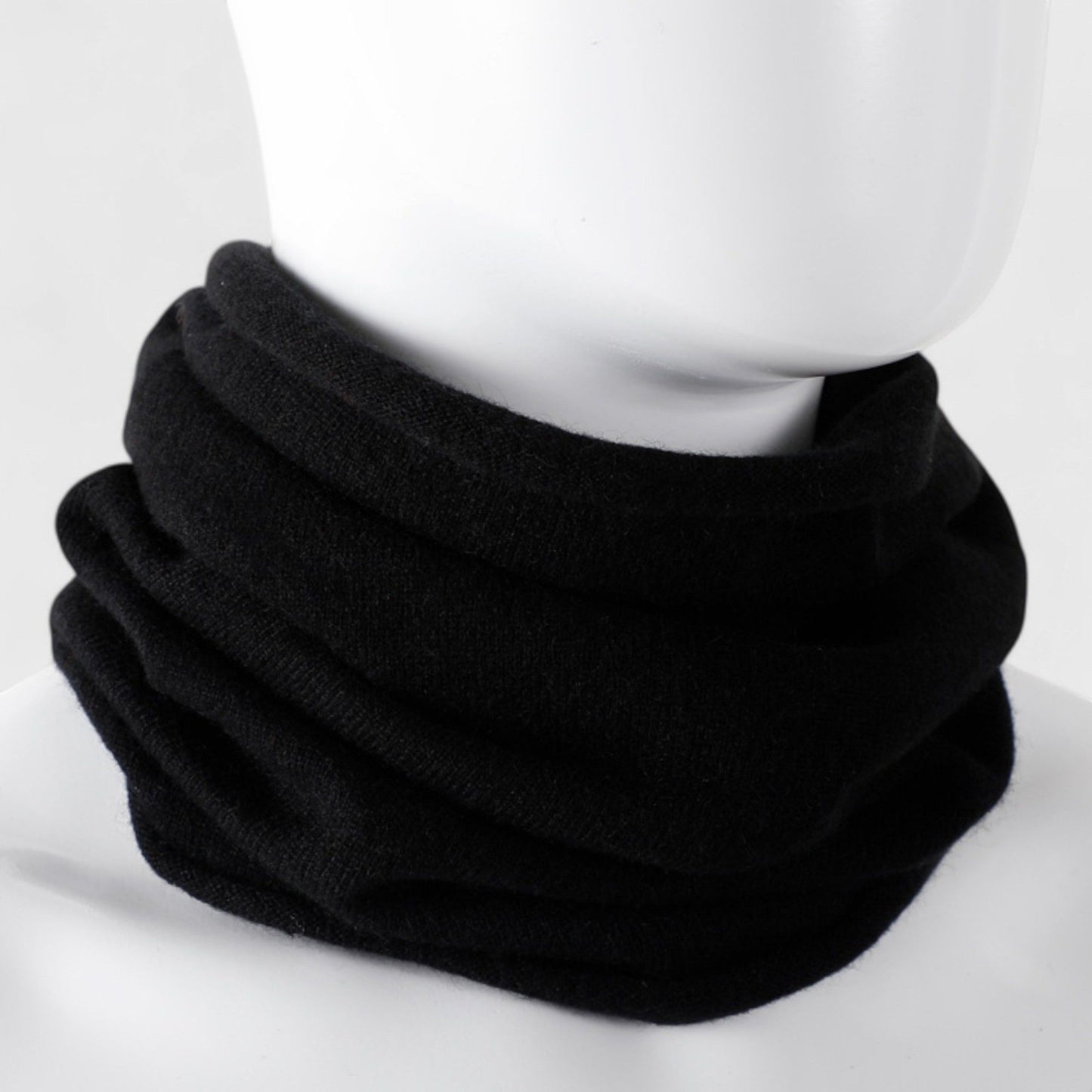 Soft Knit Neck Warmer with Cozy Layered Design 9x17 inches