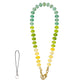 Beaded Phone Wrist Strap with Detachable Clasps