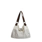 Polka Dot Lace Accent Shoulder Bag for Women