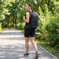 Outdoor Hiking Backpack with Bungee Cord Front Pocket Side Mesh Pockets Waist Belt