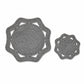 Woven Cotton Cord Octagonal Placemat and Coaster 2-Piece Set