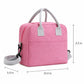 Insulated Lunch Tote Bag with Front Pocket and Adjustable Shoulder Strap