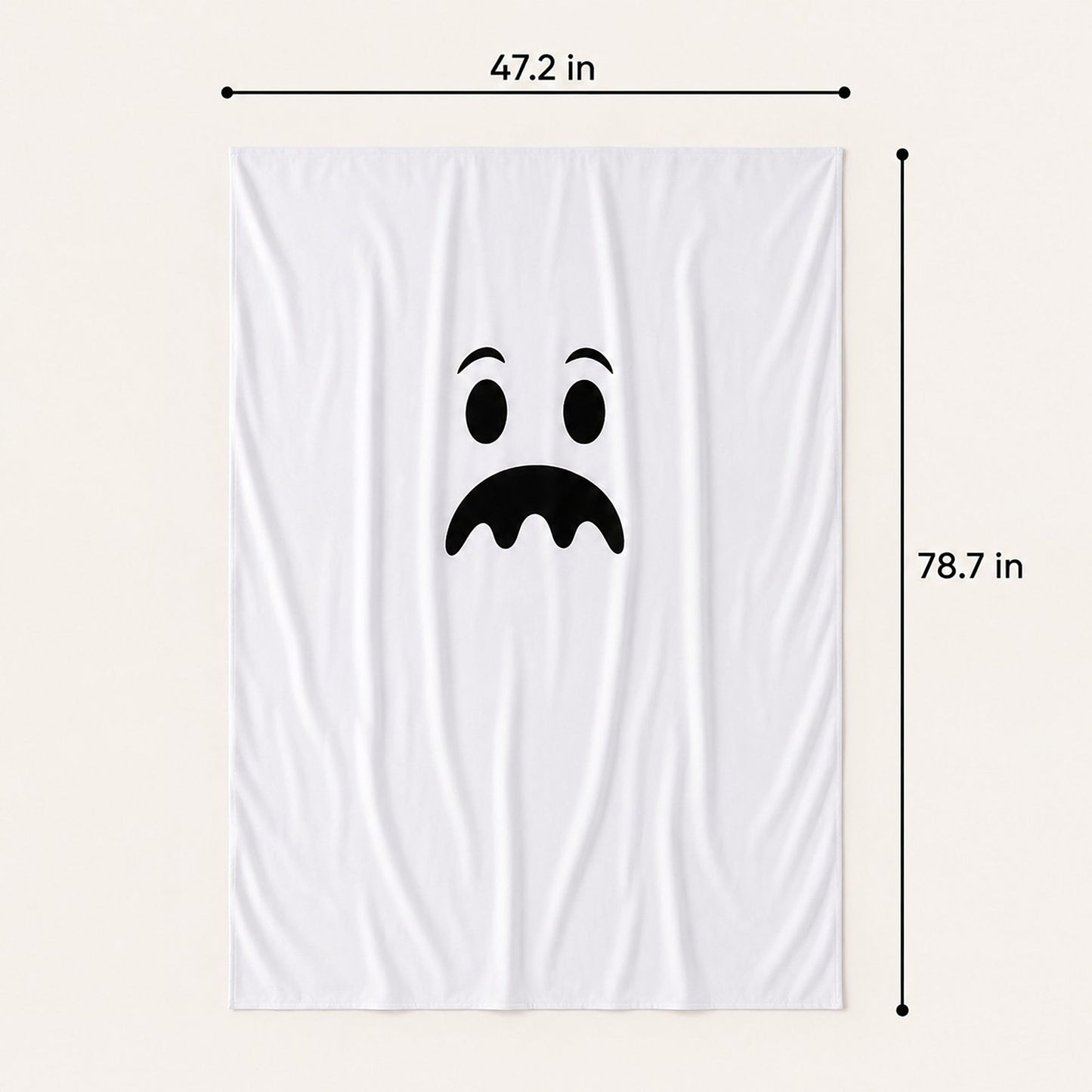4 Pack Halloween Ghost Chair Covers Party Decorations