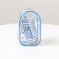Portable Stationery Supply Set with Clear Zipper Case for School and Office Use 4.2x2.5x1.5 in