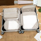 Travel Packing Cube Set with Mesh Panel Zipper Storage Bags Lightweight Organizer Luggage Set Multi Size