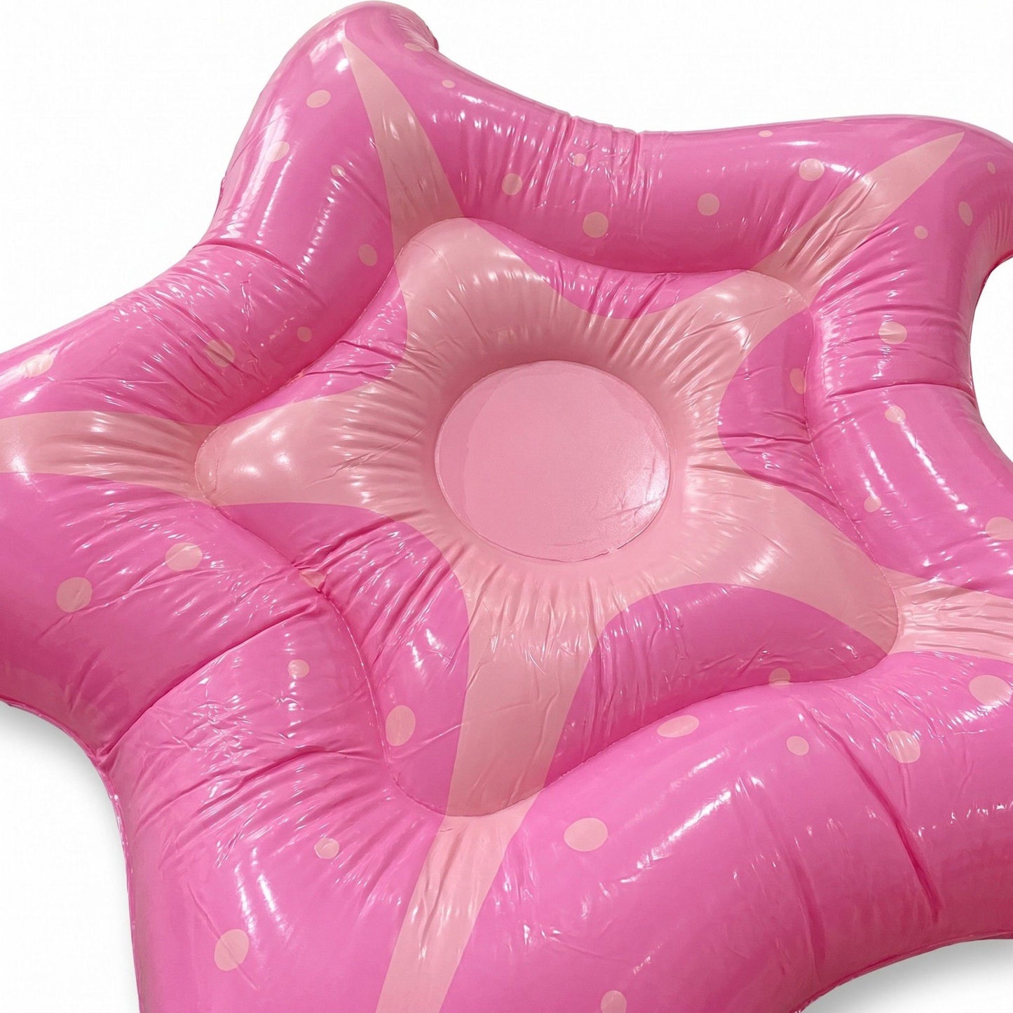 Inflatable Flower Pool Float with Lounger Seat and Wide Petal Shape