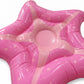 Inflatable Flower Pool Float with Lounger Seat and Wide Petal Shape