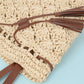 Women's Rustic Straw Shoulder Bag with Leather Accents