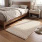 Chenille Bath Mat with Plush Pebble Texture and Non Slip Backing