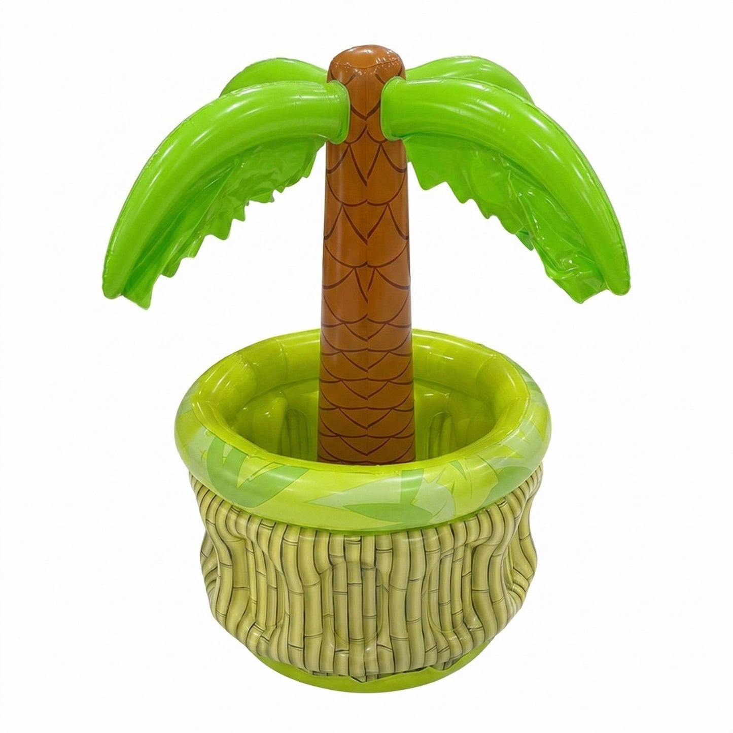 Inflatable Palm Tree Drink Cooler with Floating Beverage Holder
