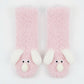 Fuzzy Dog Slipper Socks with 3D Ears US 5-10.5
