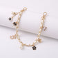 Decorative Chain Bag Strap with Charms and Swivel Clasps