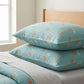 4-Piece Cotton Bedding Set with Cherry Print Duvet Cover and Pillowcases