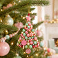 DIY Christmas Tree Beaded Ornament Decor