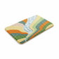Tufted Floor Mat with Leaf Pattern Non Slip Backing Soft Plush Decorative Indoor Entryway Bathroom Rug