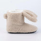 Fuzzy Bunny Slipper Boots
