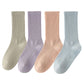 4-Pack Anti-Slip Yoga Socks with Grips Comfortable Ribbed Design for Exercise and Indoor Use