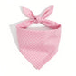 Polka Dot Pet Bandana, Soft Cotton Dotted Scarf Bib for Small Medium Dogs Cats