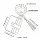 Beaded Wristlet Keychain with Card Holder and Tassel