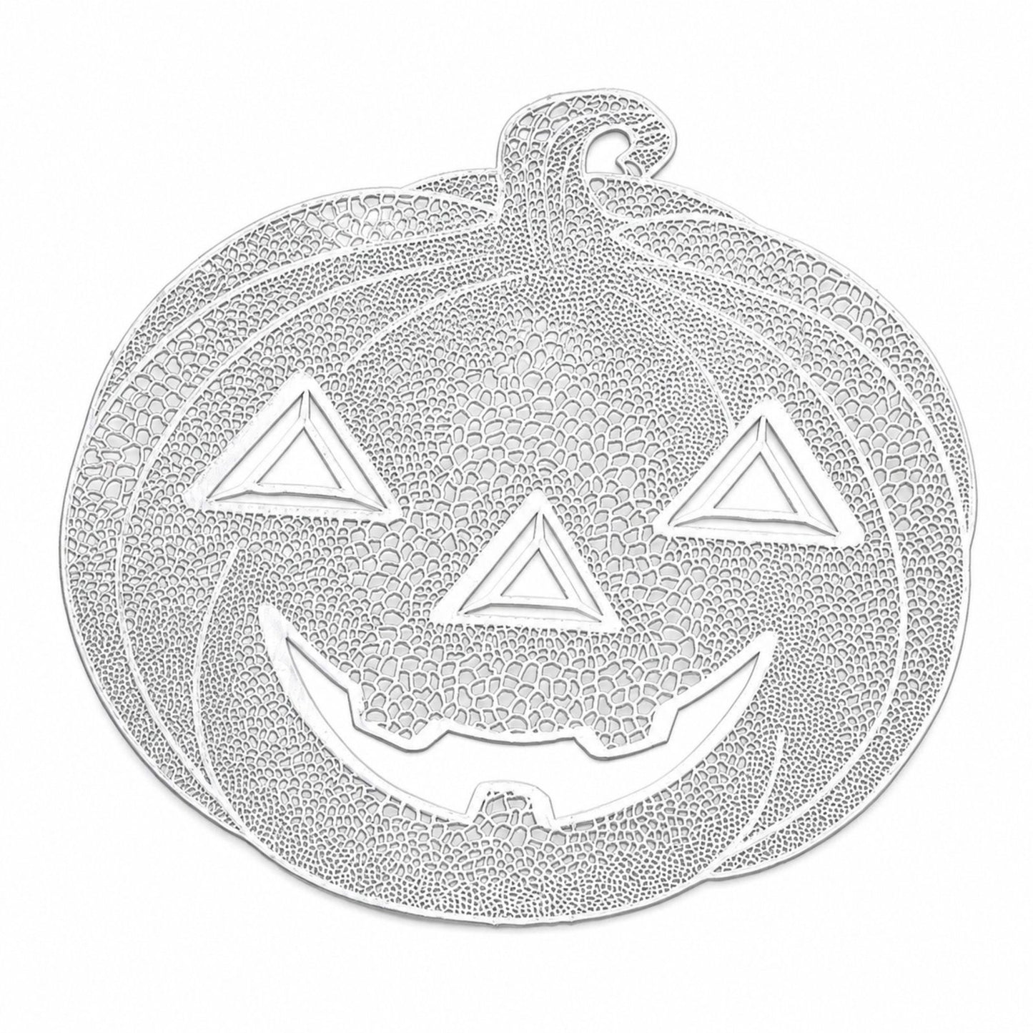 Halloween Pumpkin Cutout PVC Waterproof Non-Slip Placemat