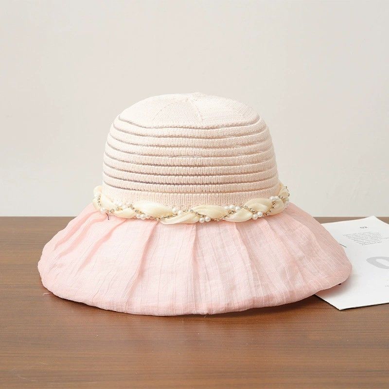 Wide Brim Straw Sun Hat Elegant Beach Vacation Hat Lightweight Breathable Summer Hat