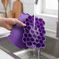 2-Piece Honeycomb Ice Cube Tray - 37-Grid Flexible Mold with Spill-Resistant Lid
