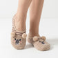 Fuzzy Bear Slipper Socks 2 Pair US 5-10.5
