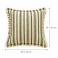 Striped Fringe Decorative Throw Pillow Cover Set of 2