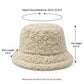 Textured Bucket Hat with Soft Polyester Fabric and Lined Interior