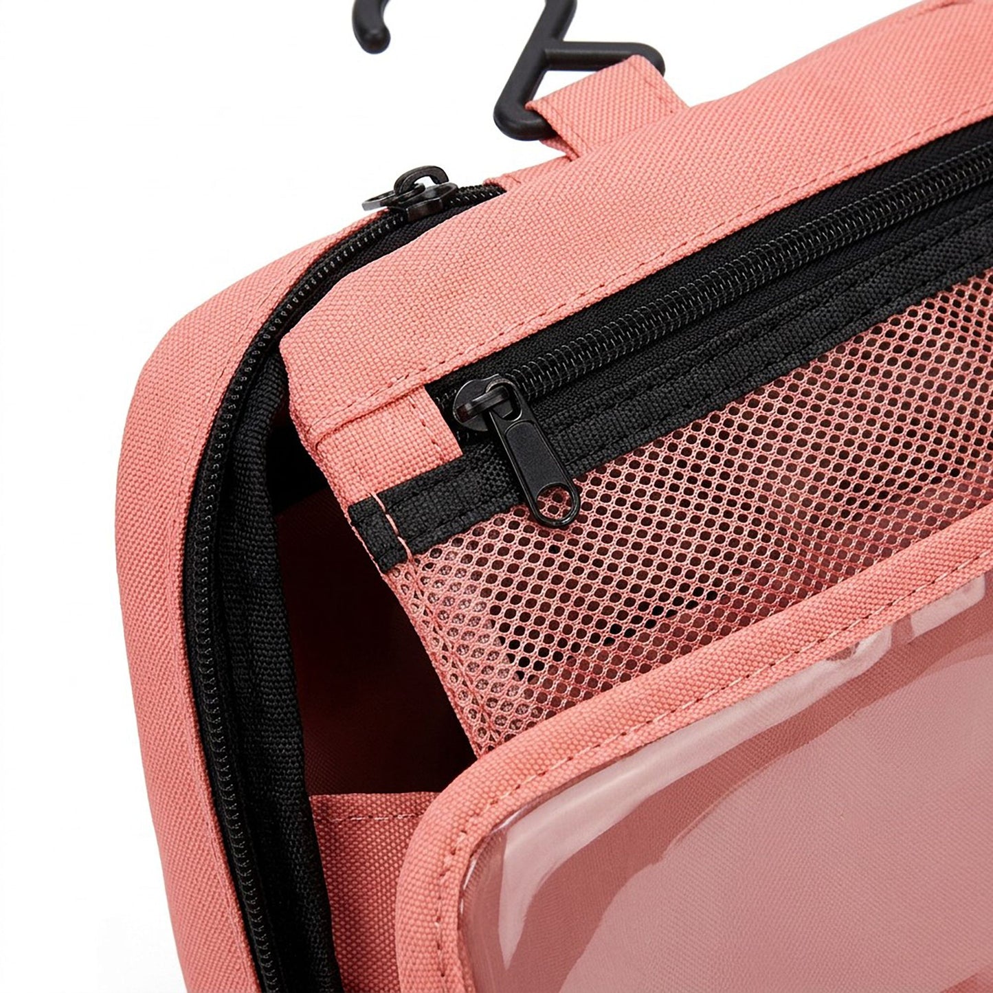 Hanging Travel Toiletry Bag with Zippered Pockets