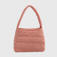 Quilted Mini Handbag - Compact Puffy Top-Handle Bag for Casual Daily & Stylish Outings
