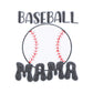 Baseball Mama Sequin Iron On Patches Game Day Applique Large Patch Accessory Clothes Jacket Uniform Backpack DIY Decor